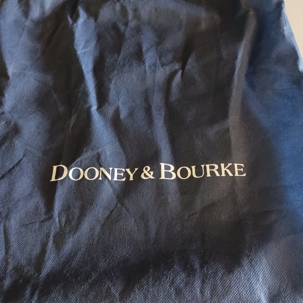 Authentic Dooney And Bourke Ostrich Leather Cross Body Purse